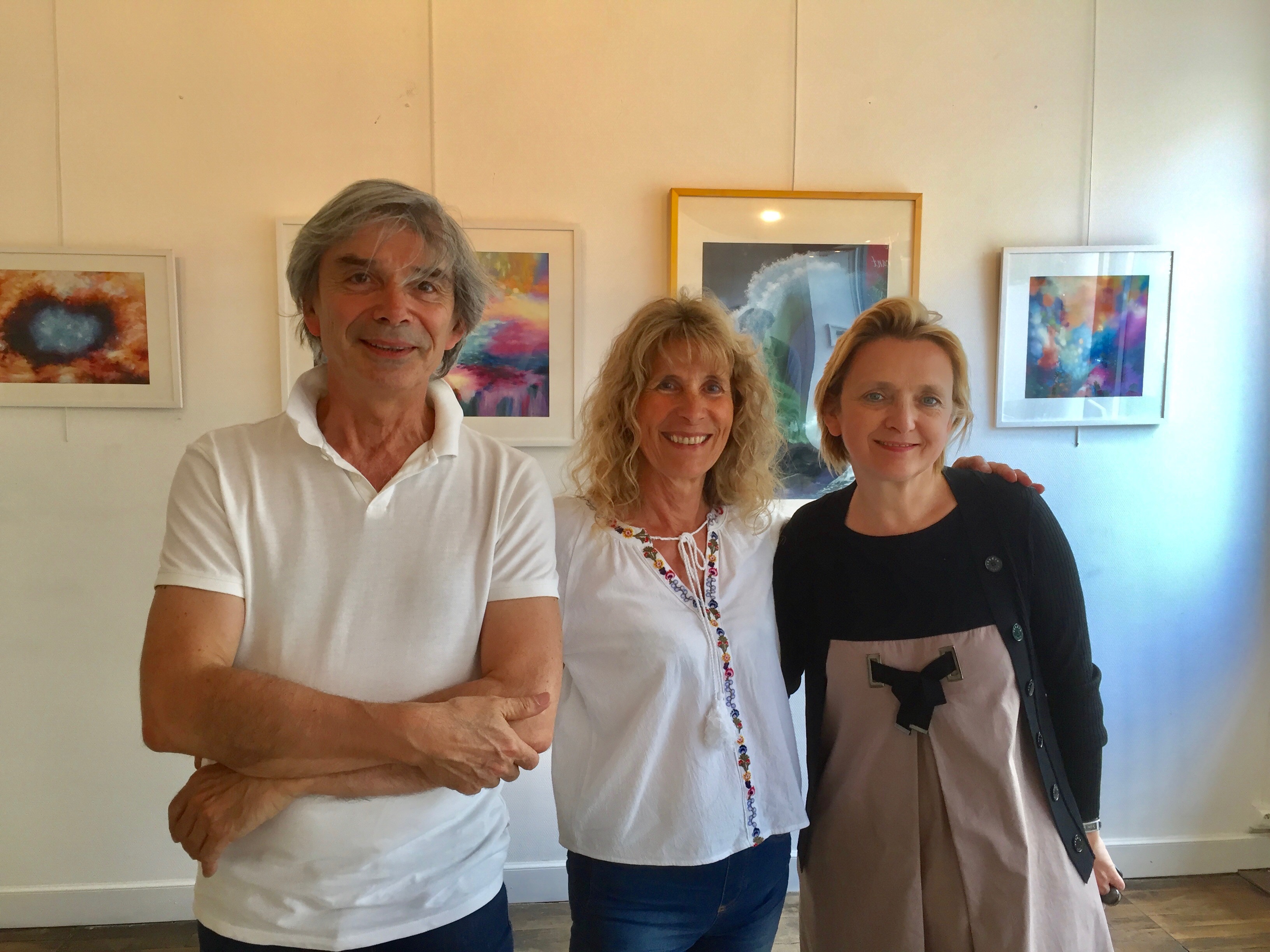 Galerie JSK, Paris 5e, avec Florence Berthout maire du 5e et Bruno Allain
